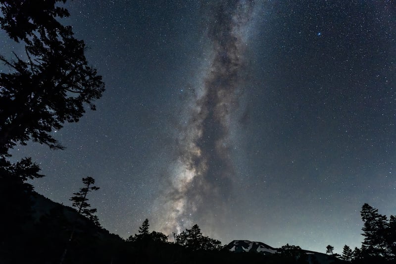 Starry Night Sky on Coastal Trail